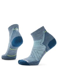 Smartwool WOMEN'S RUN ZERO CUSHION ANKLE SOCKS - Spordisokid - pewter blue