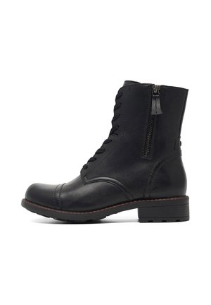 INSULATED - Nööritavad poolsaapad - black