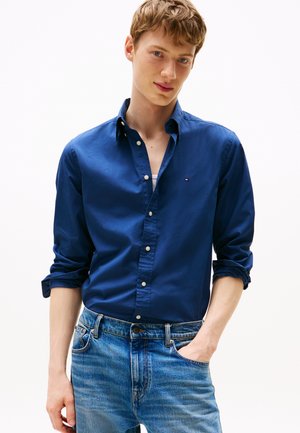 Tommy Hilfiger, FLEX POPLIN SOLID CORE ESSENTIALS - Pluus - aegean sea