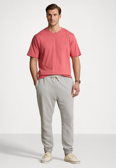 Polo Ralph Lauren Big & Tall JERSEY V-NECK T-SHIRT - Navadna majica - adirondack berry