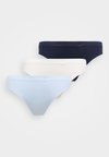 THONG BONDED FLEX SEAMLESS 3 PACK - Thong apakšbiksītes - shoreline/breezy blue/silver-coloured haze