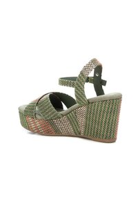 Refresh Sandali con zeppa - verde
