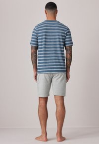 Next TEXTURED - REGULAR FIT - Pidžamas komplekts - blue stripe grey