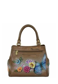ANUSCHKA MULTI COMPARTMENT SATCHEL  - Handtasche - blooms bronze