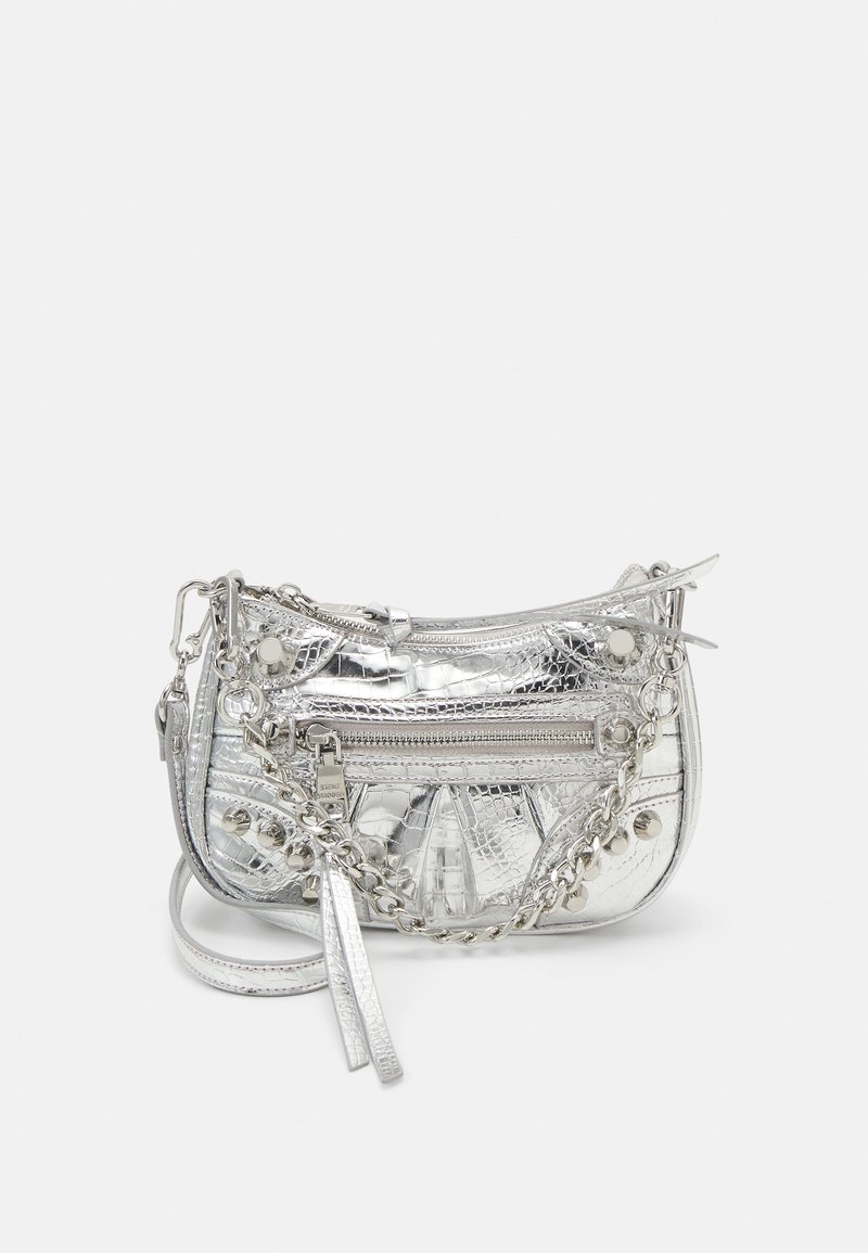Borsa A Tracolla Firmata Steve Madden Modello Btrot - Bianca E Nera - Stile Tote - Nuova Con Etichette