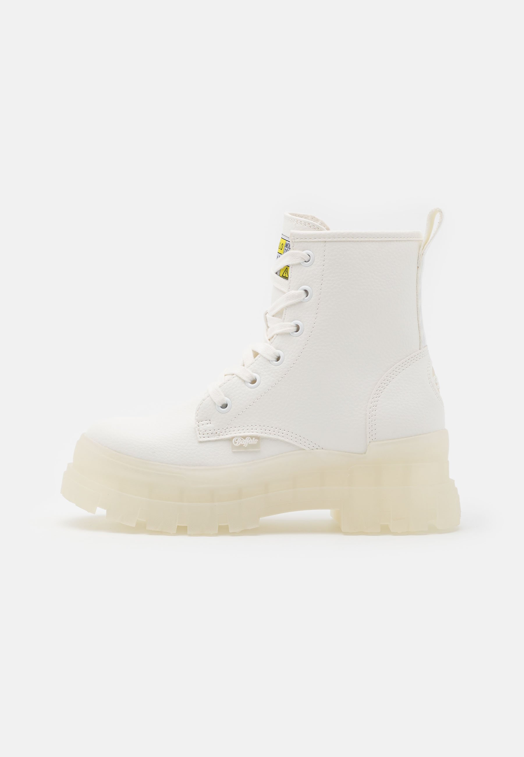 Buffalo VEGAN ASPHA - Stivaletti con plateau - white/bianco - Zalando.it