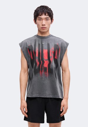 Nike Performance, CHICAGO BULLS CHI ICON - Тениска с щампа - iron grey/white