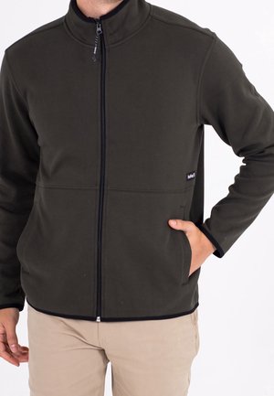 Sudadera con cremallera - khaki