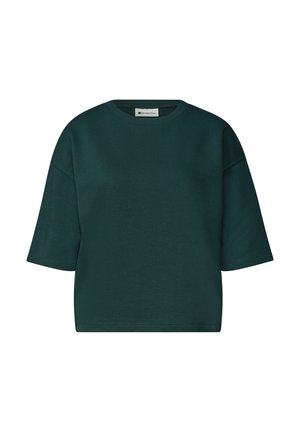 Street One, KURZARM SWEATSHIRT MIT RUNDHALS - T-shirt basique - shadow teal