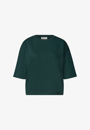 Street One, SHORT-SLEEVE CREW-NECK SWEATSHIRT - T-shirt basic - shadow teal
