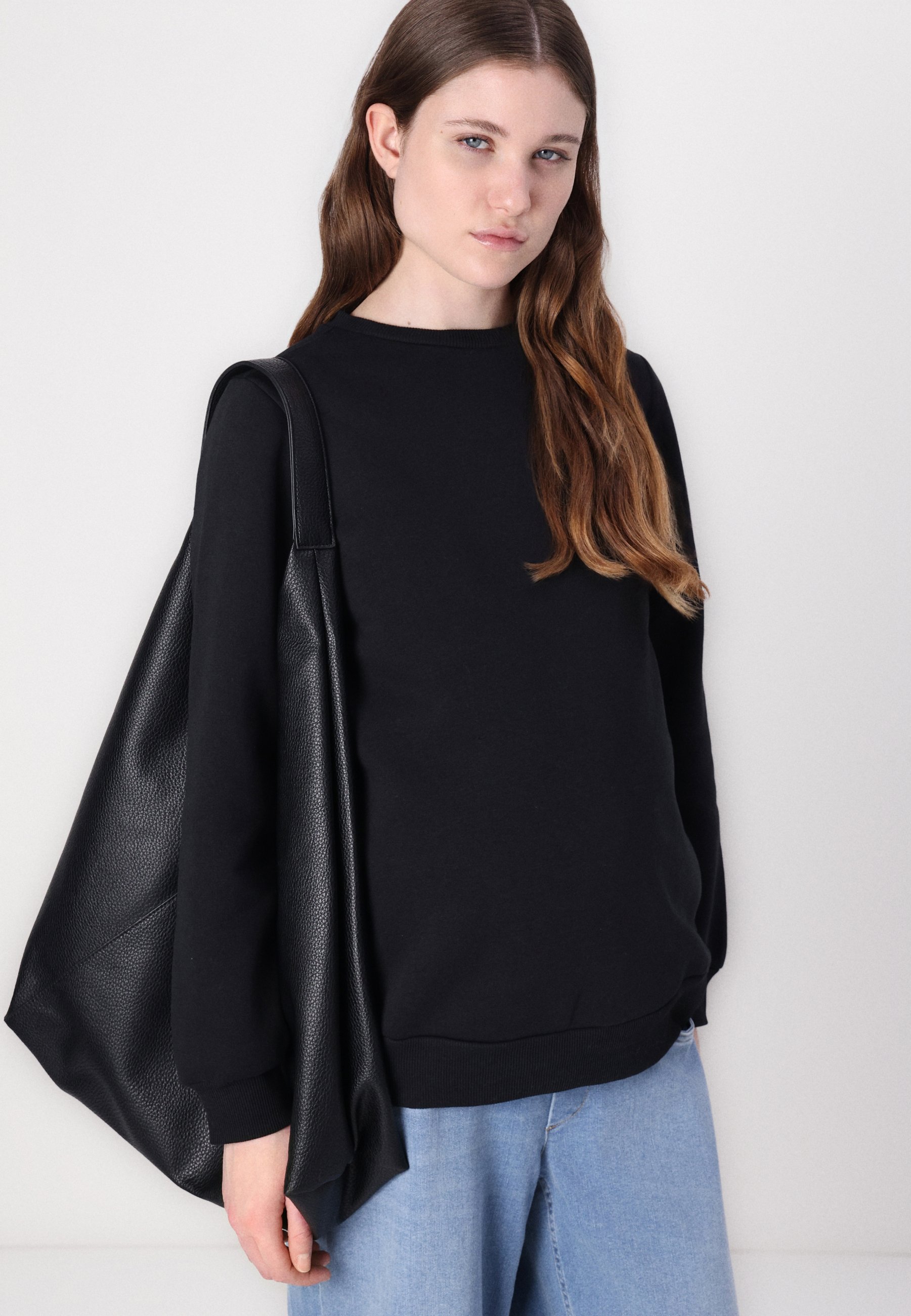 売れ筋商品|||アンナ フィールド ママ パーカー・スウェットシャツ レディース アウター MATERNITY BASIC OVERSIZED 2 PACK - Sweatshirt - true black / grey Anna Field MAMA MATERNITY BASIC OVERSIZED 2 PACK