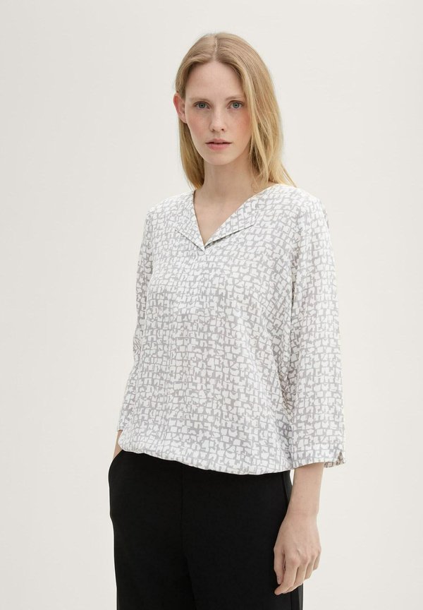 Bluse - neutral tile design