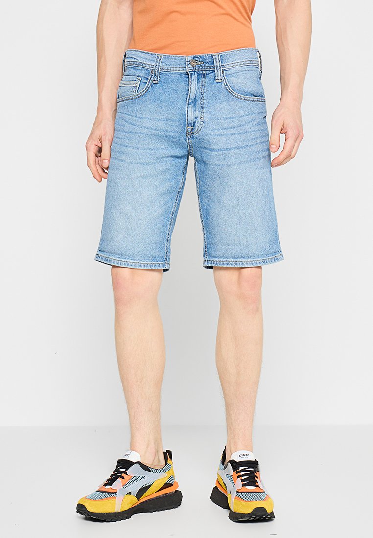 mustang Jeansshort blauw