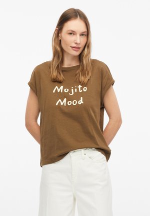 s.Oliver, T-SHIRT - T-shirt imprimé - braun