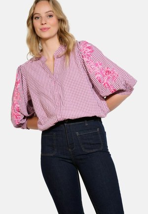 Button-down blouse - pink bubblegum
