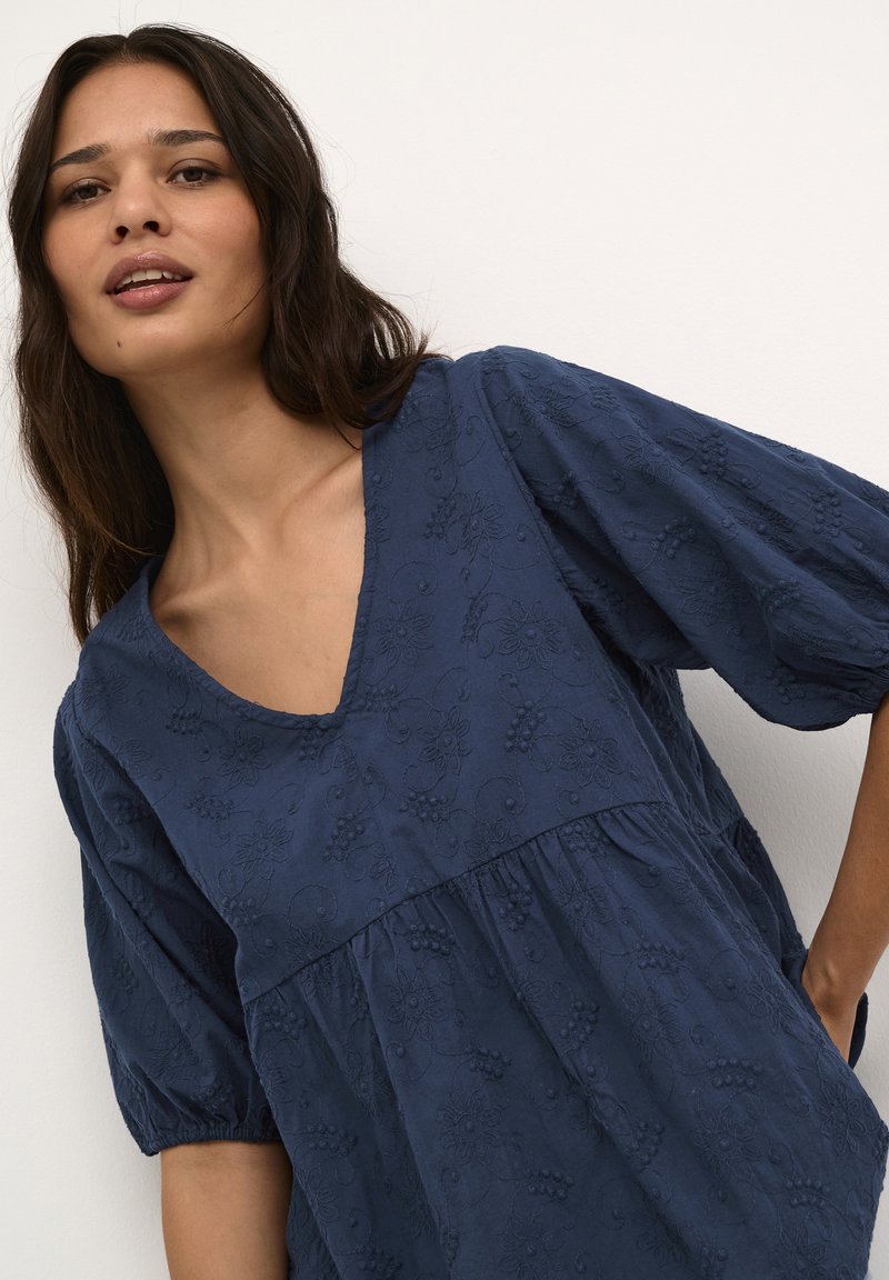 dress blues blouse Culture CUEVE - Blouse - dress blues/dark blue