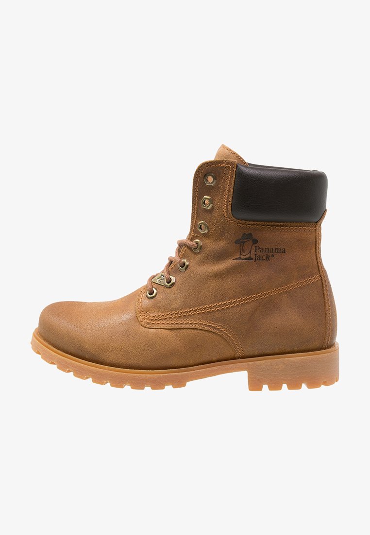 Panama Jack Botins de atacadores - honey