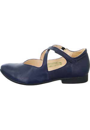 GUAD - Ankle strap ballet pumps - blau