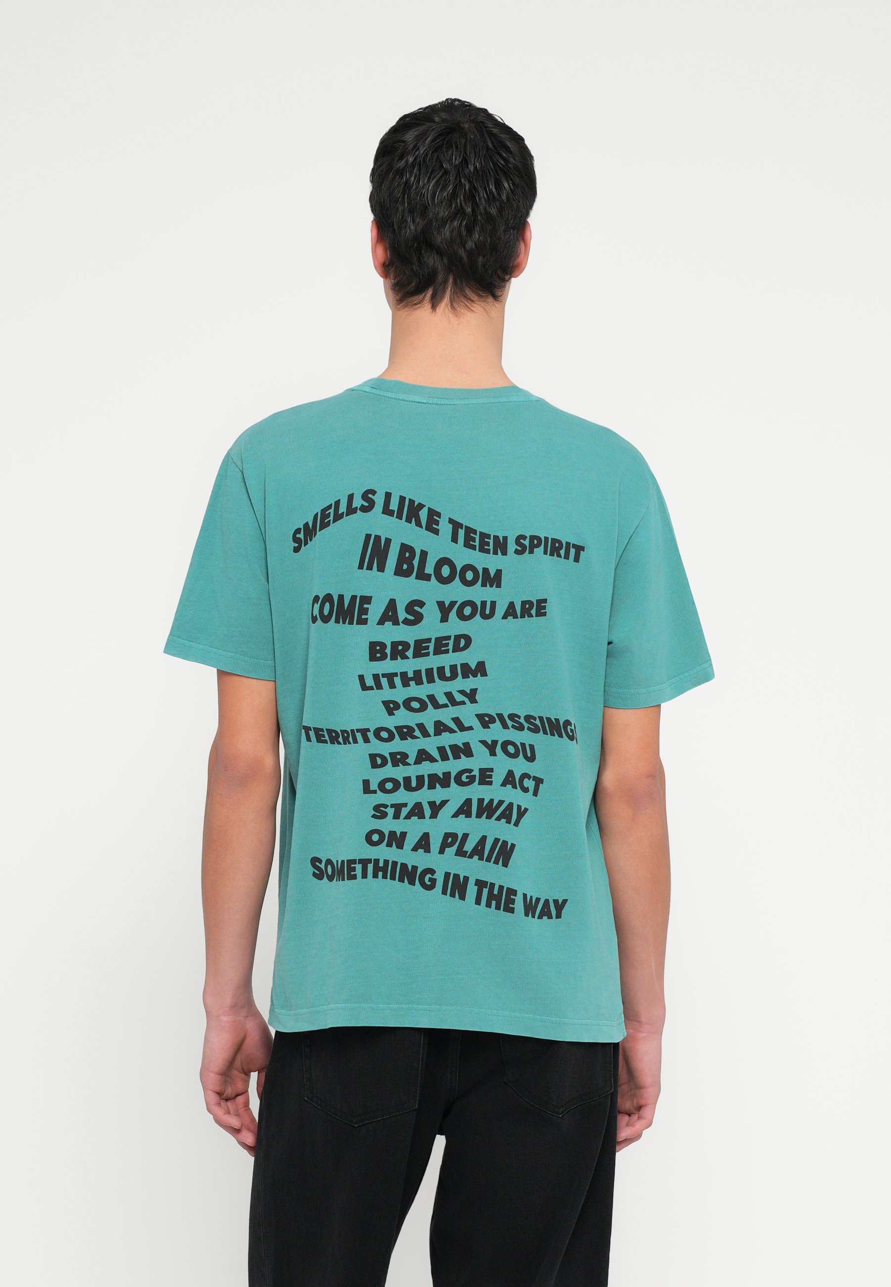 GAP NIRVANA - Print T-shirt - turquoise smoke/turquoise - Zalando