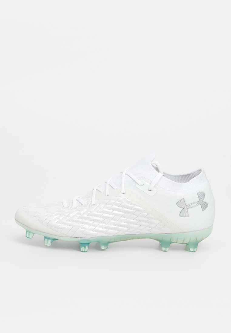 Under Armour Voetbalschoenen voor harde ondergrond wit