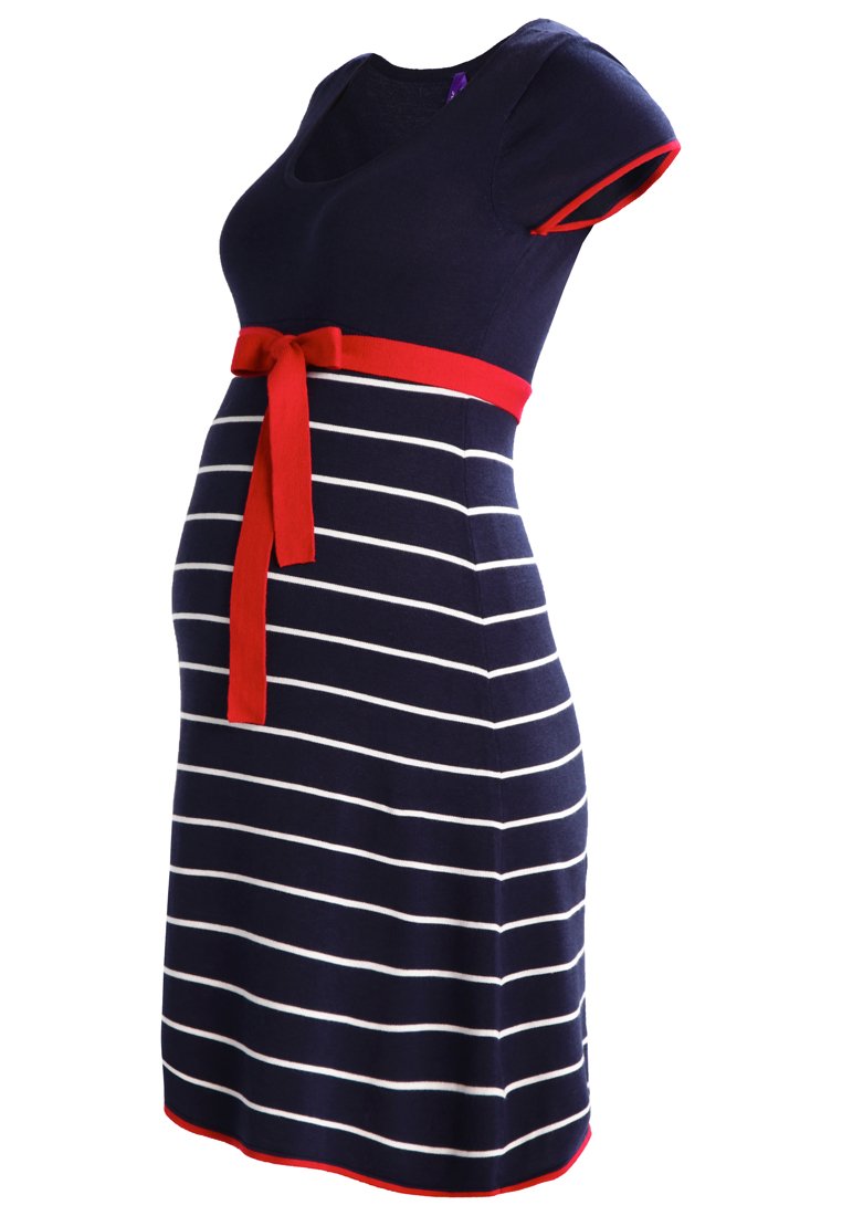 Seraphine Gebreide jurk donkerblauw Seraphine Gebreide jurk donkerblauw