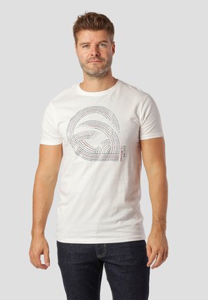 ALBERT - Print T-shirt - off white