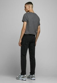 Jack & Jones JJE TEE  O-NECK  - T-shirt basic - dark grey melange