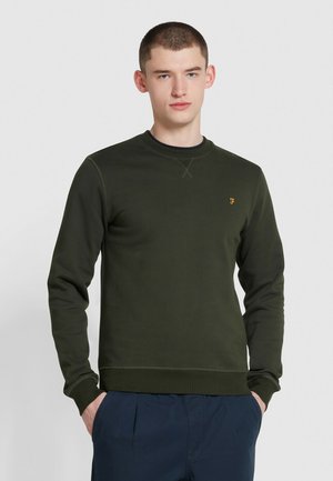 TIM SLIM FIT CREW NECK - Sweatshirt - evergreen