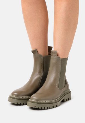 Classic ankle boots - pale green uni