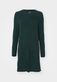 ONLCAROL LS  - Pletené šaty - scarab