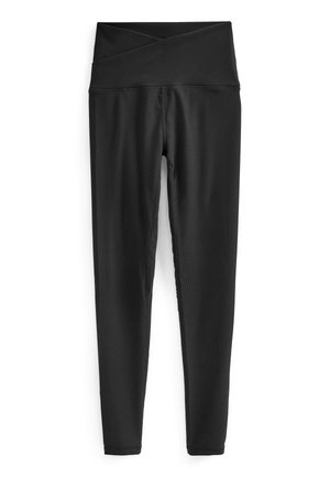 RIBBED YOGA - Leggings - ultimate black