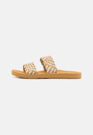 Roxy PORTO SLIDE - Mules - natural