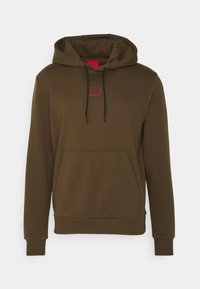 HUGO Felpa con cappuccio - dark green