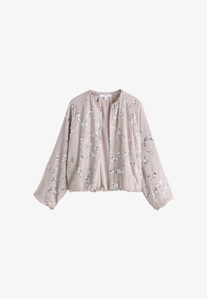 Next, REGULAR FIT - BOMBER JACKET - Geacă bomber - silver sequin