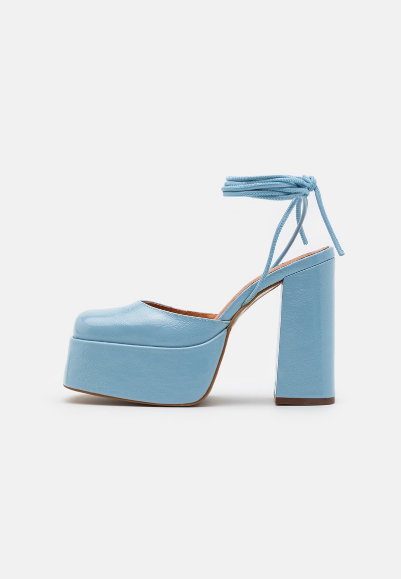 Chio Hoge hakken blauw