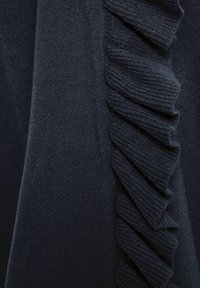 Cream PONCHO - Poncho - royal navy blue