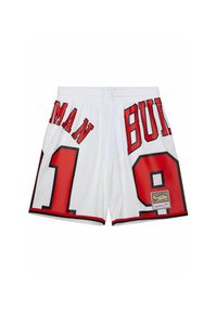 Mitchell & Ness NBA SWINGMAN  CHICAGO BULLS DENNIS RODMAN - Kurze Sporthose - white