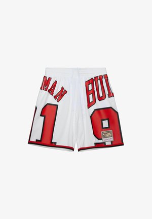 Mitchell & Ness NBA SWINGMAN  CHICAGO BULLS DENNIS RODMAN - Sports shorts - white
