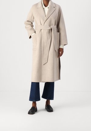 Klassisk frakke - sand