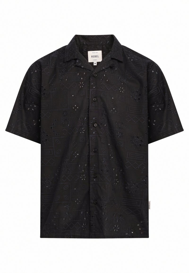 Redefined Rebel Overhemd zwart Redefined Rebel Overhemd zwart