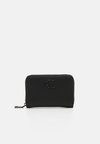 MINIMAL MONOGRAM MED ZIP AROUND - Monedero - black