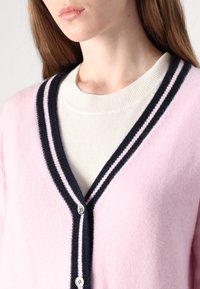 pure cashmere BUTTON LONG CARDIGAN - Ζακέτα - pink