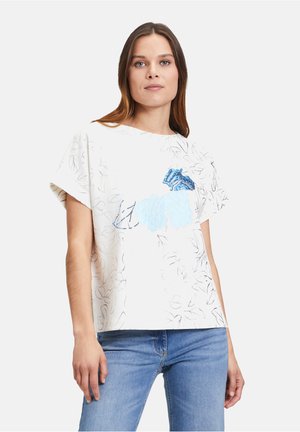 Betty Barclay Print T-shirt - patch cream blue