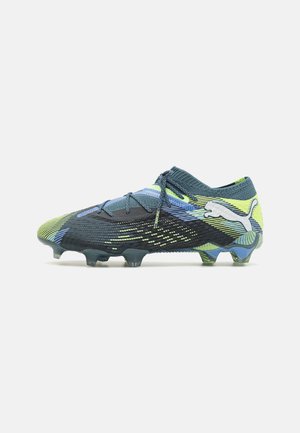 FUTURE 7 ULTIMATE LOW FG/AG - Football boots artificial grass - gray skies/white/fizzy apple