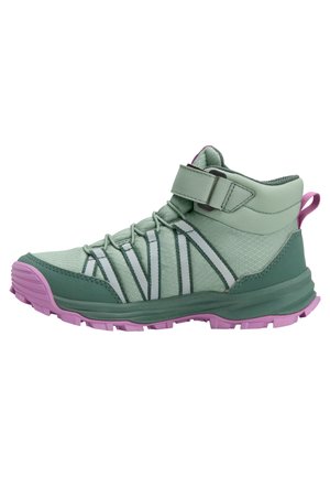 Jack Wolfskin WILD MID UNISEX - Обувки за туризъм - green zinnia