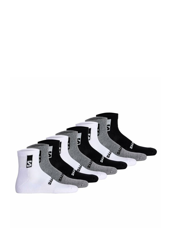 9 ER PACK - Sportsocken - schwarz weiß grau