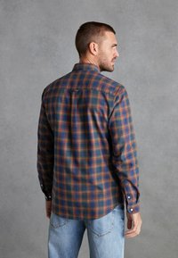 Next CHECK - Cămașă - navy blue rust brown