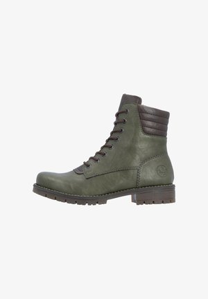 Rieker, RIEKER BIKER BOOTS 79521 - Lace-up ankle boots - green