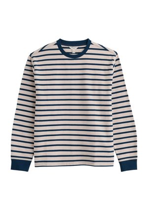 Seasalt Cornwall, Maglietta a manica lunga - navy - breton sea cave aran