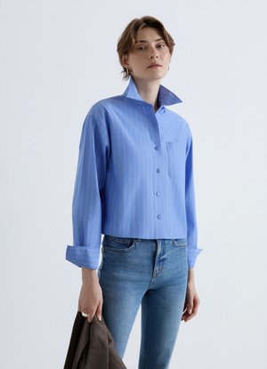 Calliope, CAMICIA RIGHE - Camicia - var celeste
